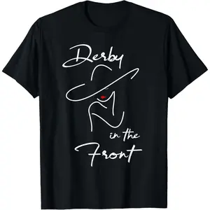 Cinco de Derby T Shirt Derby in Front Fiesta in Back T-Shirt Pure Cotton Graphic Tees Menswear Top: Gifts for Men & Women