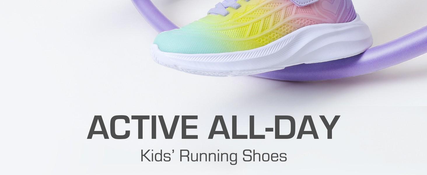 DREAM PAIRS KIDS Kids Kick-Resistant Lightweight Running Sneakers