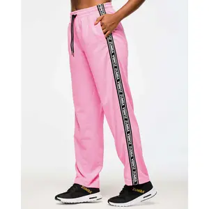 Victory Straight Leg Track Pants With Side Trim