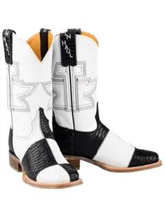 Tin Haul Women's Mondrian Western Boot Broad Square Toe - 14-021-0007-1534 Br