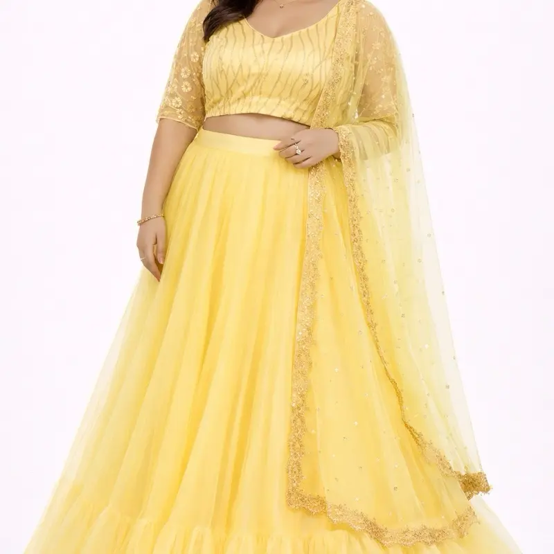 Beautiful light weight lehenga set party wear fashion dress  Womenswear Lightweight Formal Elegant