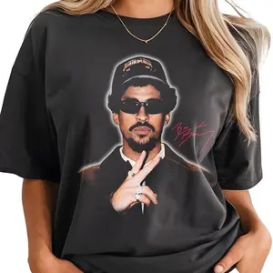 [Sale Up To 45%] Retro Bunny Face Graphic Tee, Vintage Reggaeton Shirt copy
