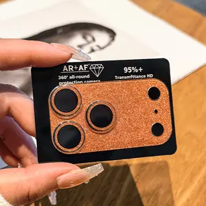 iPhone 17 Pro 17 ProMax Camera Lens Protector BlingUltra HD Tempered Glass with Shiny Diamond Sparkle 9HAnti Scratch Easy Install IP17PRO MAX