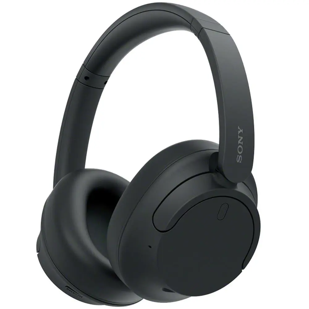 Sony WHCH720N/B Black Wireless Noise Cancelling Bluetooth Headphones - Electronic Headset with Bluetooth Connection, Audio Enhancement, Quick Charging, Soft Earpads, Cable Compatibility, Wireless Headphones