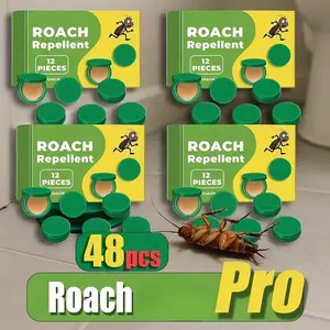 MooRoach Repellent, Domestic Dormitory Kitchen Powerful Cleaning Cockroach Exterminator Cockroach Gel Bait Pest Control Kit Rodent Repellent Pouches for Indoor & Outdoor Multi-Surface Microfiber Floor Mop roach killer indoor infestation sniper