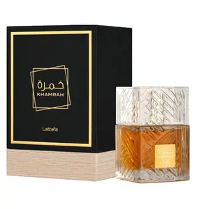 Lattafa Perfumes Khamrah for Unisex Eau de Parfum Spray, 3.4 FL.OZ Fragrance Scent Blend Vanilla Scented Gift Luxury Aroma Cosmetic lattafa khamrah Unisex Khamrah Eau de Parfum Unisex Khamrah Eau de Parfum Spray