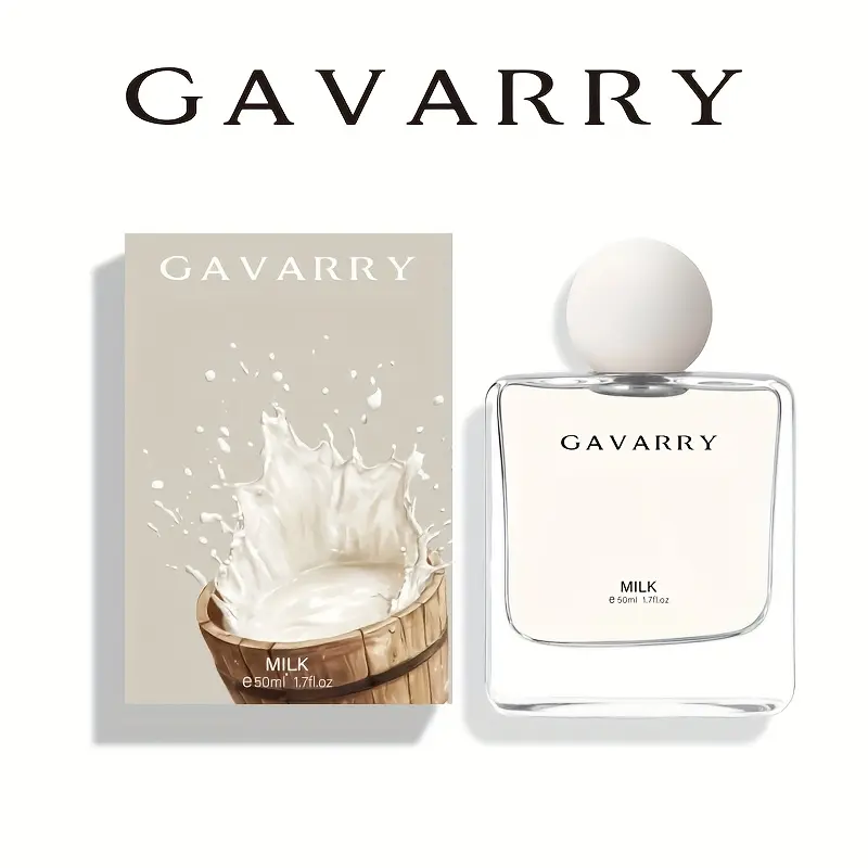 Gavarry Sweet Milk Fragrance Spray (1.7 oz), Milkshake Fragrance, Fruity Sweet Floral, Fragrances Vanilla, Long-Lasting Coconut & Vanilla Scent, Elegant Bottle Design with Stylish Lid, Portable for Women, Perfect Gift for Dates, Parties & Travel