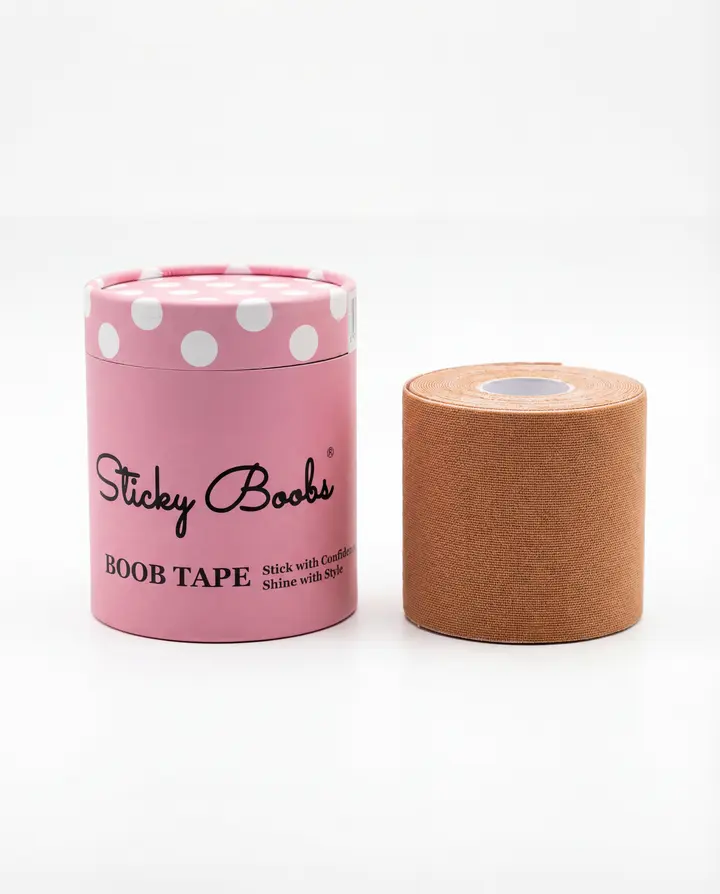 Boob Tape - Breast Lift Tape for Women | Waterproof Body Tape for Large Breasts | Invisible Chest Support Tape for Strapless Dress Backless Outfit Festival