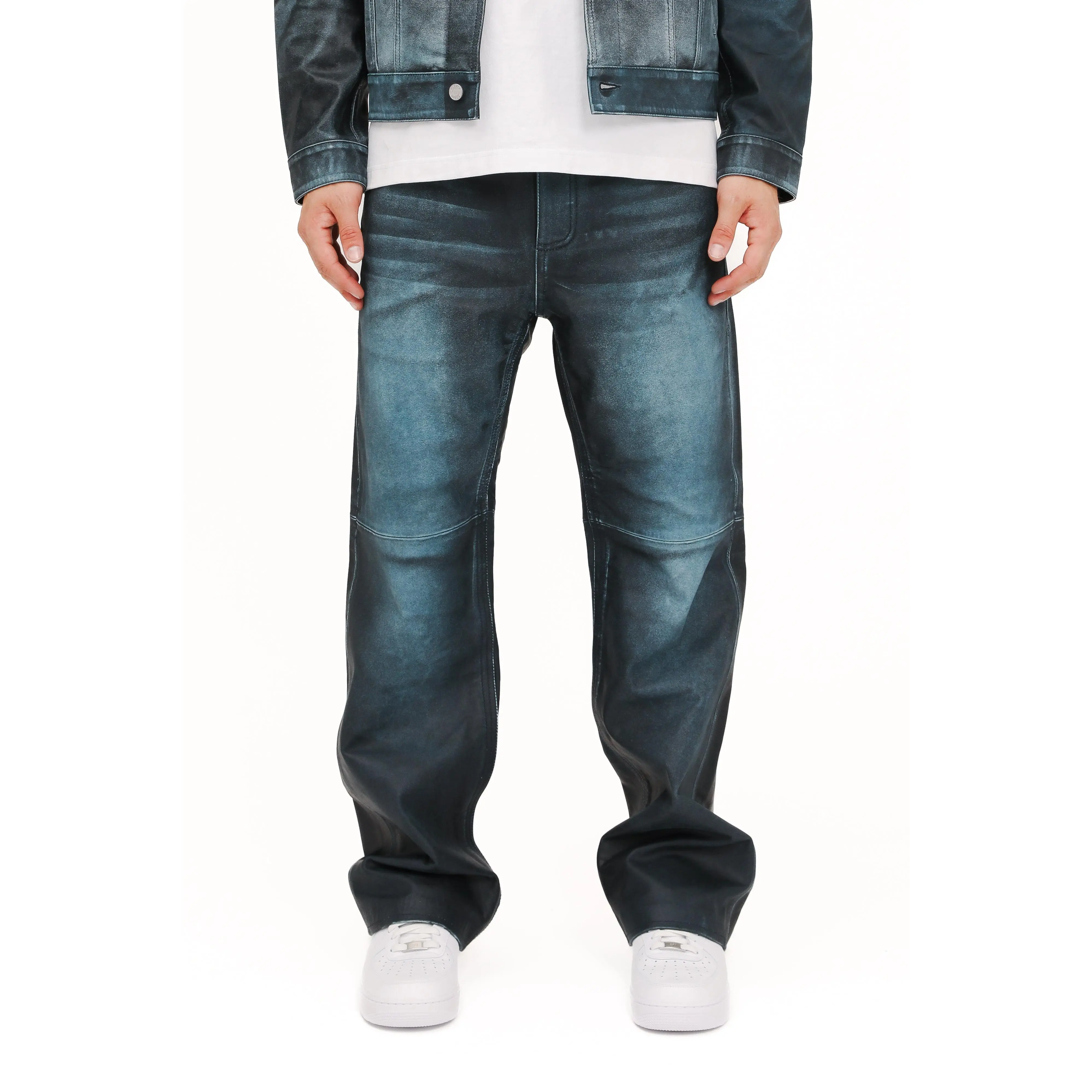 Leather Baggy Pant