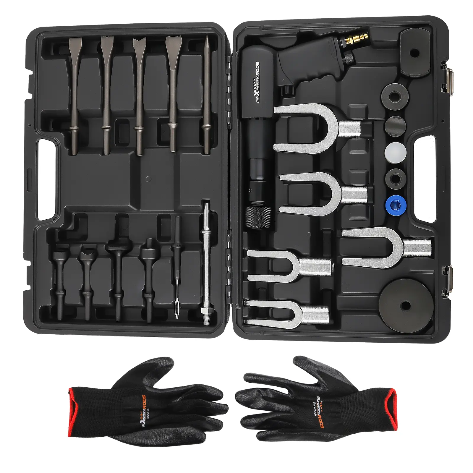 Professional Air Hammer with 25pcs Tool Kits Multi-functional Pneumatic Hammer