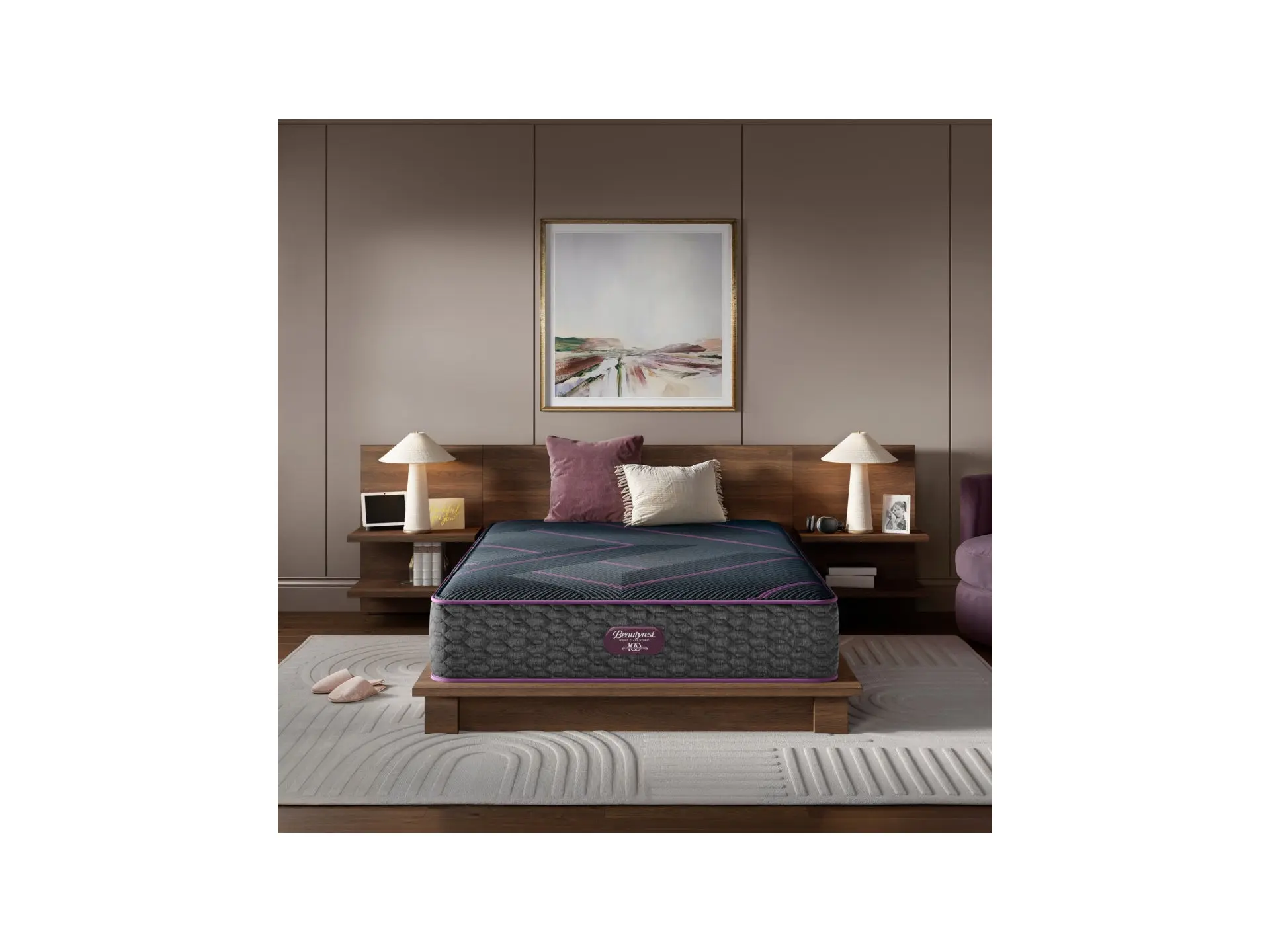 Beautyrest World Class Level Three Hybrid Plush 13 in mattress