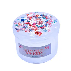 Alphabet Shimmer 8 oz ultra clear slime fun freebies in every order!