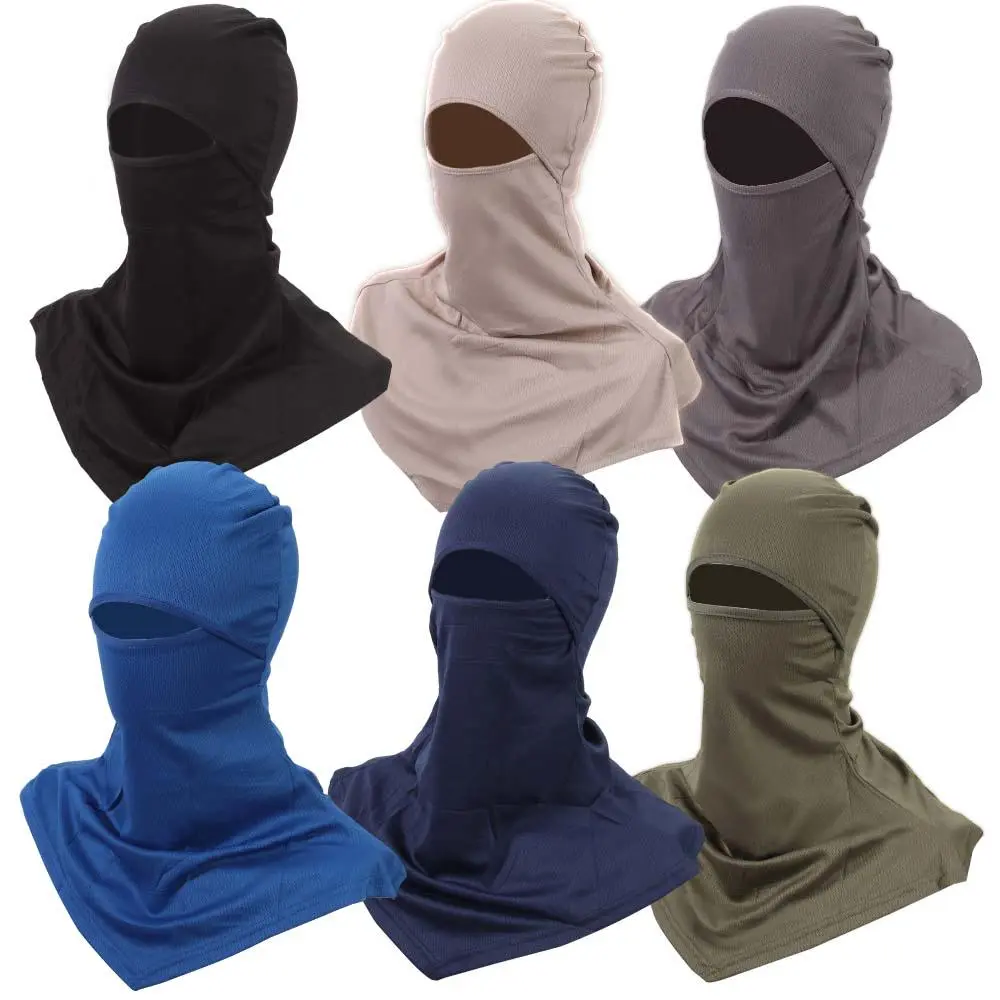 6PCS Balaclava Face Mask, Summer UV Protection Lightweight Quick-Drying Full Face Cover for Men Women Outdoors Activities