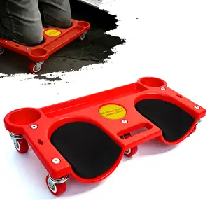 Rolling Kneeling Pad, Durable Knee Protector with 360° Swivel Casters & Tool Tray, Rolling Kneeler for Home Garage, Auto Repair & Maintenance