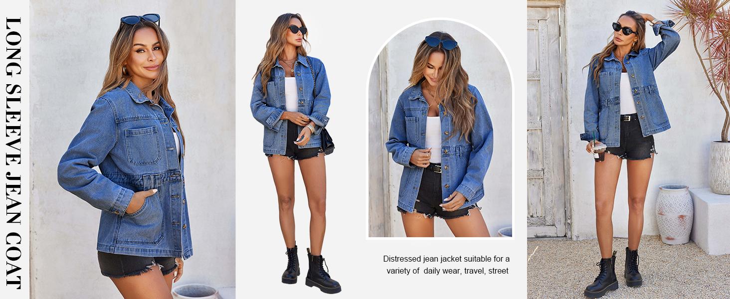 Imily Bela Womens Oversized Denim Jacket Distressed Button Down Boyfriend Jean Jackets 2026 Trendy Shacket Imily Bela Womens Oversized Denim Jacket Distressed Button Down Boyfriend Jean Jackets 2026 Trendy Shacket