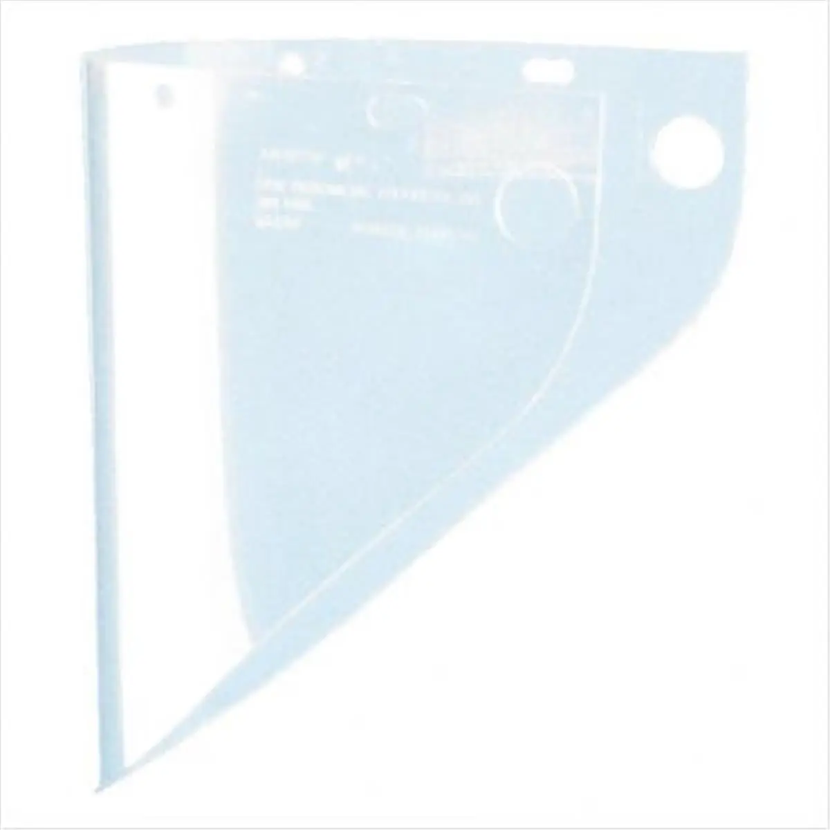 212 MAIN Fibre-Metal Propionate Face Shield, 9-3-4x19 in Transparent Extended View, Face Covering Fashion & Clothes Accessory