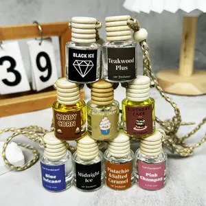 Car Air Fresheners Hanging Scent Oil Diffuser,EXAVON 8ML Nature Frangrance Friut Juciy Perfume Last Long Time With Three Scents For Car & Live Gifts Springtok