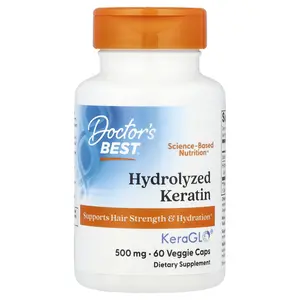Doctor's Best Hydrolyzed Keratin, 500 mg, 60 Veggie Caps