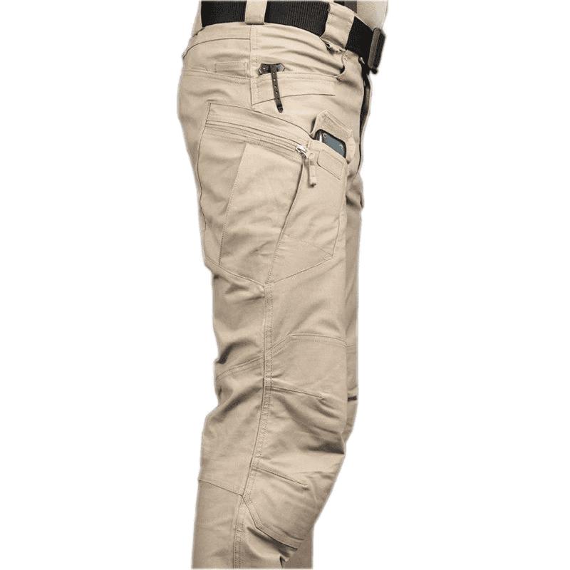 HOMUG Men's Lightweight Cargo Pants – Sturdy and durable, featuring large-capacity zippered pockets and straight-cut hems. Available in multiple colors, they are ideal for spring and autumn wear.