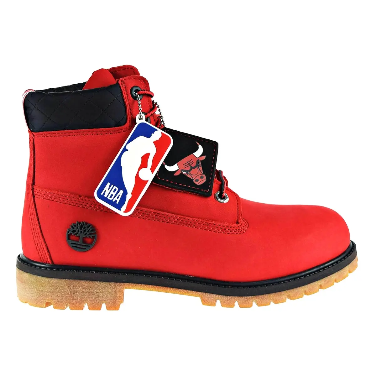 Timberland 6" Premium Boot Chicago Bulls Kids Fashion Shoes New