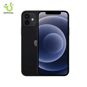 Refurbished iPhone 12 128GB Black (Unlocked) - Excellent condition, 6.1″ display, supports any carriers, like-new performance, 1-Year Warranty by JunQ Trading