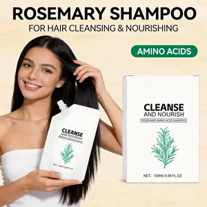 Rosemary Amino Acid Shampoo - Promotes hair growth, strengthens hair strands, cleanses hair, contains natural extracts to care for hair, daily hair care 100ml Haircare