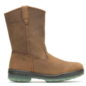 Wolverine Mens Durashocks 10 Inch Waterproof Steel Toe  Casual Boots Mid Calf - Brown