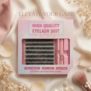 AYCUE High Quality Eyelash Suit Subtle Natural Soft Finish Clean Band DIY Fluffy Lash Extension#Makeup#Flawless#Cosmetic