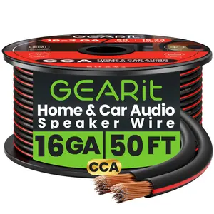 16 Gauge Speaker Wire CCA - Copper Clad Aluminum - Home Theater, Car Speakers & More Accessories Amplifier 16 Gauge Speaker Wire CCA - Copper Clad Aluminum - Home Theater, Car Speakers & More Accessories Amplifier