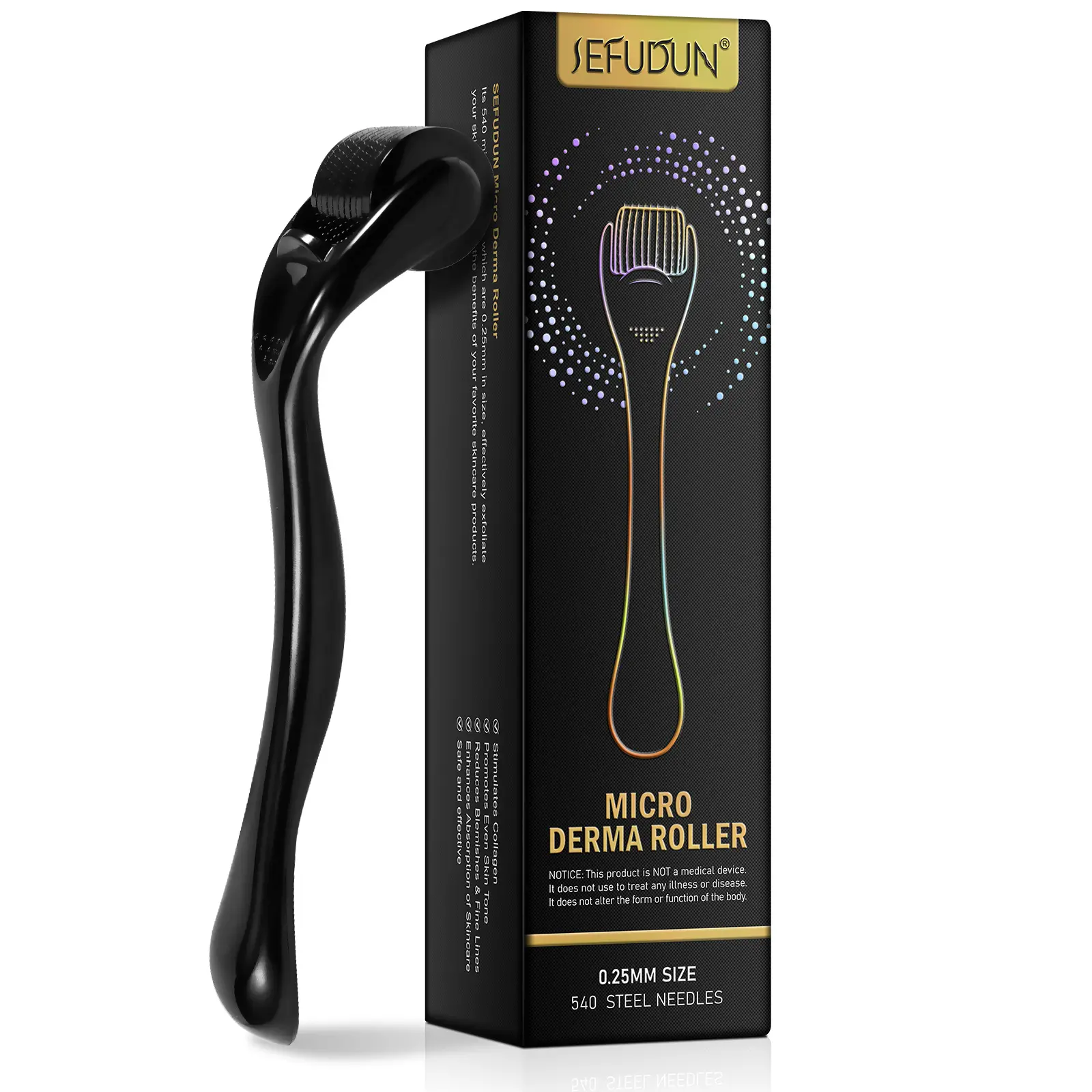 SEFUDUN roller 0.25 mm can be used with a variety of essential oils and creams, Only Roller