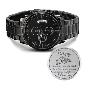 personalized engraved watch gift To My Pappy Watch Gift