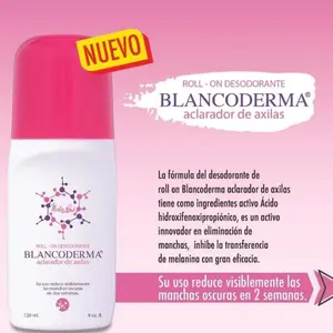 Blancoderma Roll-On Deodorant Marlen Lamur Blanqueador de Axilas 120 ml Reduce Dark Spots in 2 Weeks