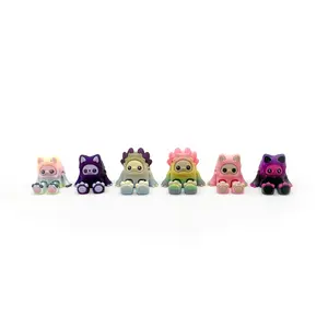 MINI Mysterious Cryptid Desk Pal – Kittyfoot & Gillifoot Articulated 3D Printed Fidget Toy | Cute Mini Collectible