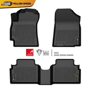 3D Molded TPE Floor Mats Liners Fit For 2021-2025 Hyundai Elantra All Weather Car Mats Car Interior Accessories Tpe Material