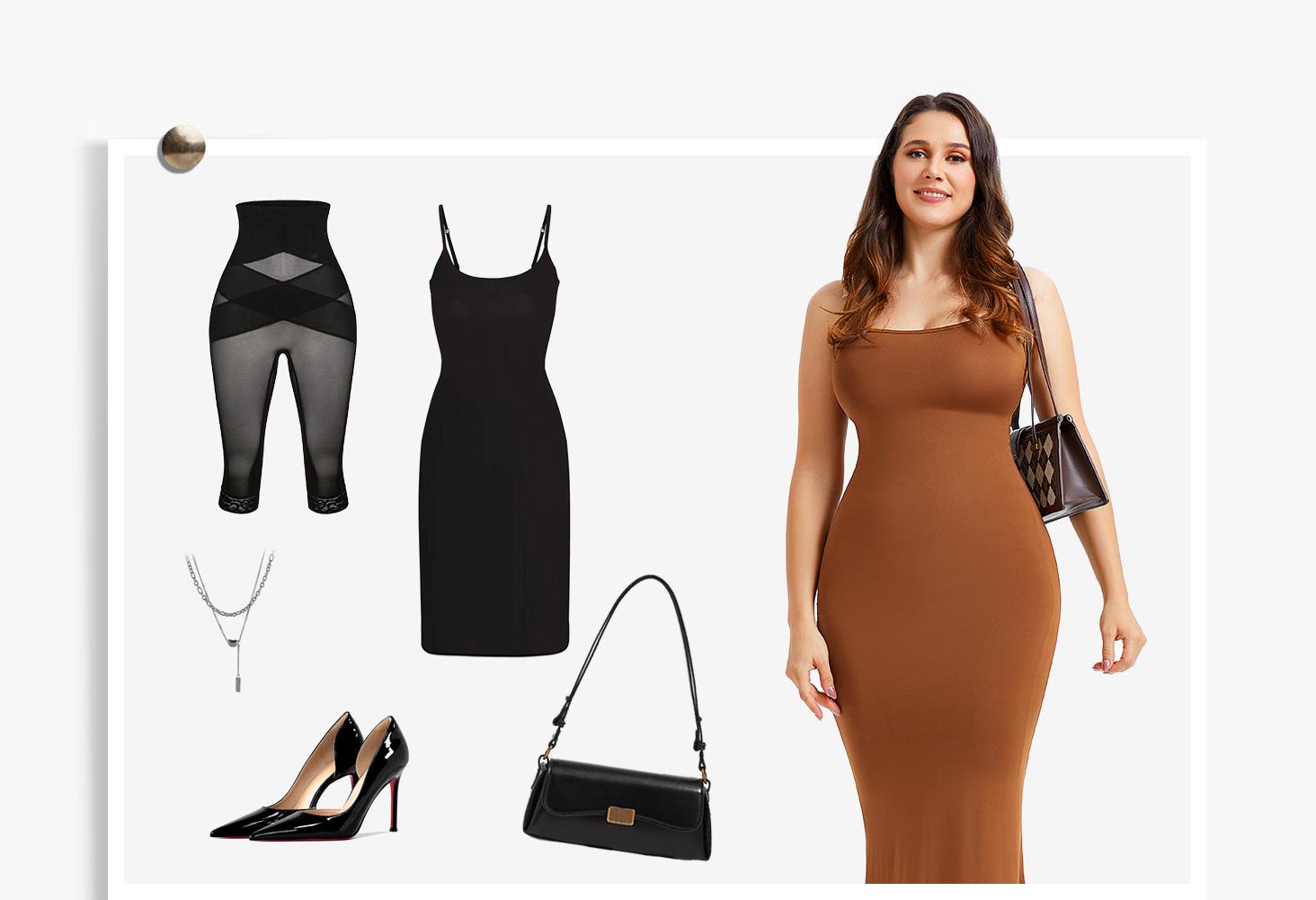 Nebility Women's Breathable Shapewear Pants - Seamless Tummy Control Compression, Basic Minimalist Comfort Fit Womenswear Bridal