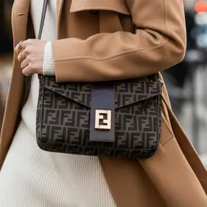 Pre-owned FENDI FINAL SALE Shoulder Bags Zucca Shoulder Bag