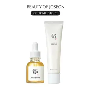 [Beauty of Joseon Official] Glass Skin Duo l RADIATE & GLOW Korean Serum & Dynasty Cream Hydrating Moisturizer Gift Set for Radiant Dewy Skin