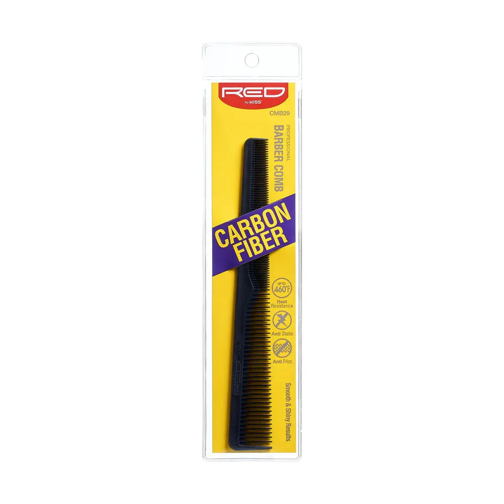 RED by KISS Carbon-Fiber Barber Comb