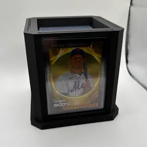 QuadCard Trading Card Display Cube with Storage Card Holder for Pokemon, TCG & Baseball Cards