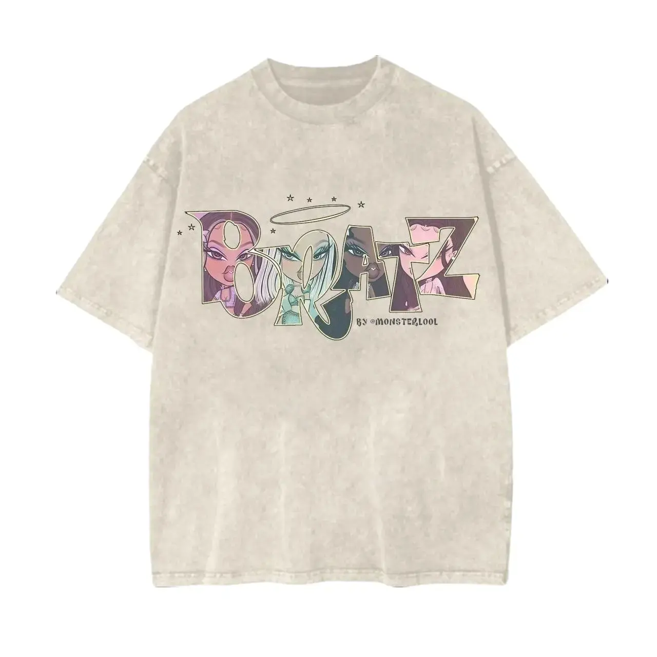Vintage Bratz Graphic T-Shirt, Bratz Shirt, World Tour, Y2k Tops Men Women Casual Cotton Short Sleeve Plus Size Tshirt, Gym Shirt, Gift for Fan Bratz, Trending Shirt 2025