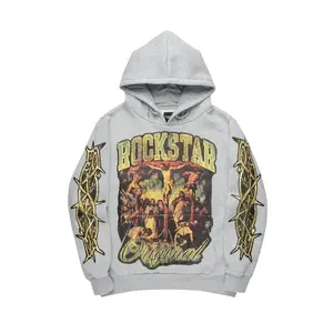 Ligia Heather Grey Oversized Hoodie