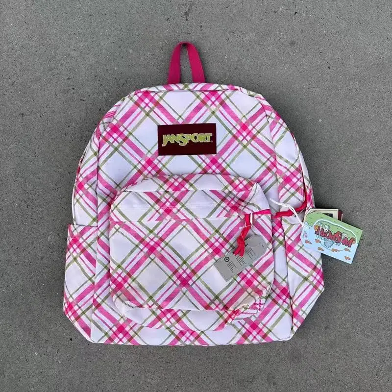 Classic Simple Large Capacity Backpack Unisex Casual Daypack Multiple Color Print Options Student School Bag Daily Travel Laptop Rucksack for Teen Men Women