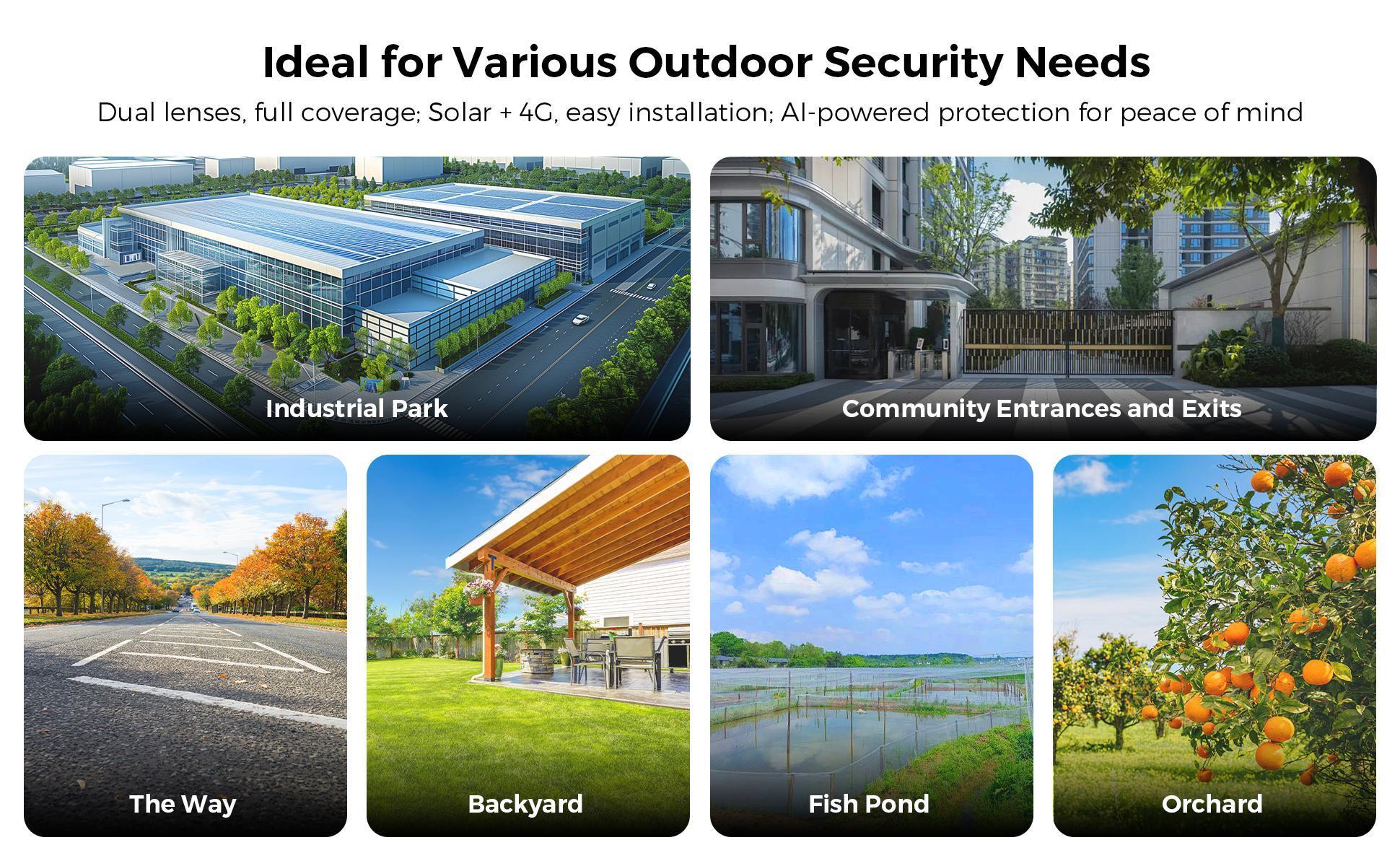 [March New Drops] MIRO BP9 4G LTE Solar Security Camera Outdoor – Dual Lens PTZ 360° Pan Tilt, Wireless No WiFi Needed, Remote App Viewing, Motion Detection Alerts, Night Vision, Weather Resistant, Home Farm RV Jobsite Monitoring