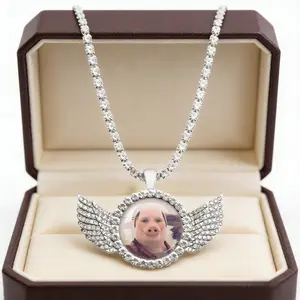 Funny Pig John Pork Calling Angel Necklace - Witty Novelty Pendant for Daily Wear