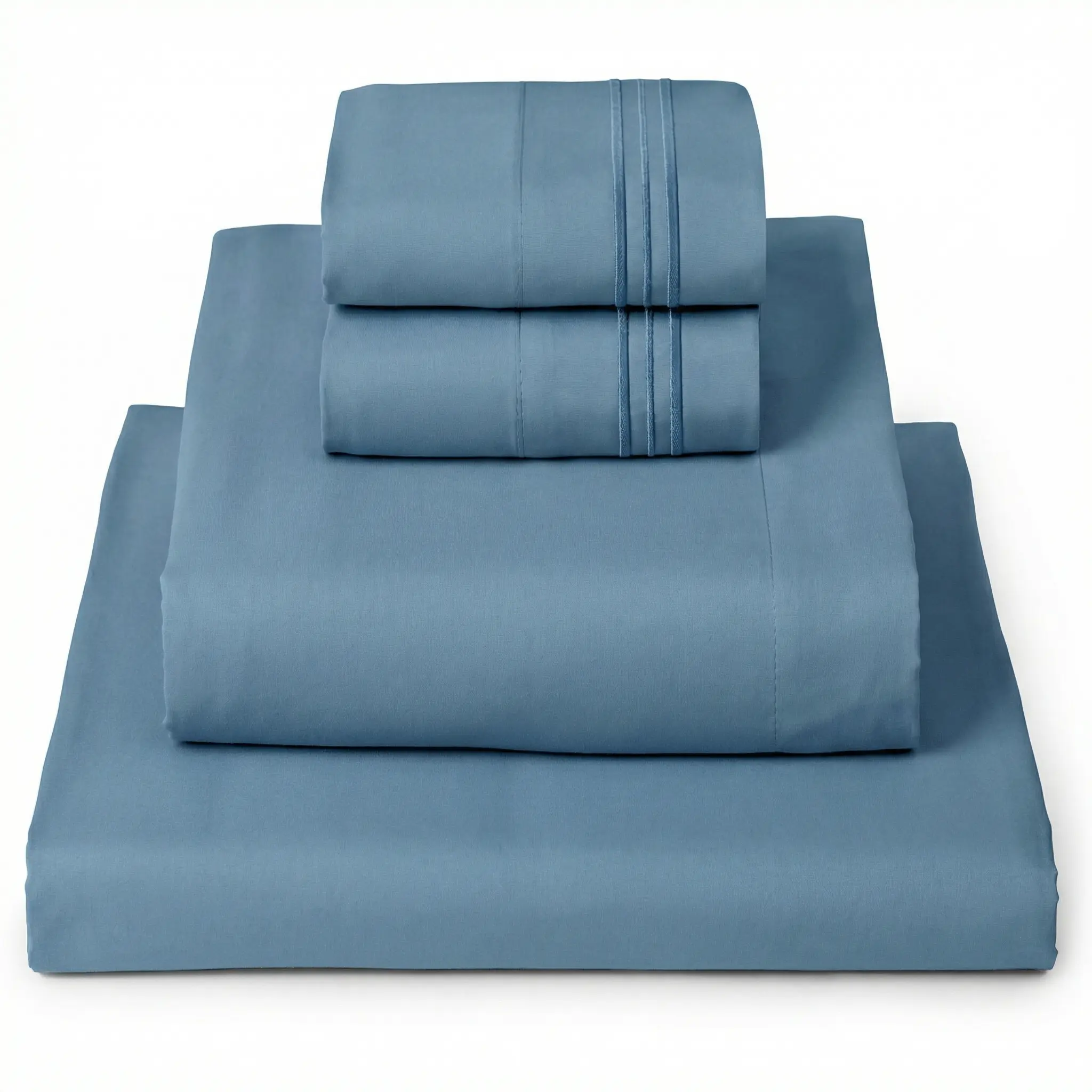 Hotel-Style Microfiber 4-Piece Bedsheet & Bedding Set - 16-in Deep Pocket, Soft, Breathable, Machine Washable, Cooling, Wrinkle Resistant - Twin Size, Ideal for Housewarming & Wedding Gifts