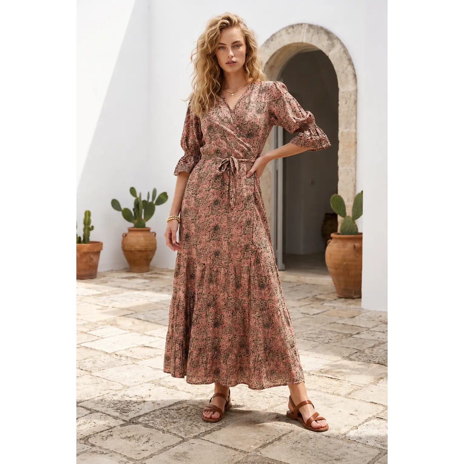 Francesca kimono dress