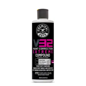 CHEMICAL GUYS V32 Paint Correction Extreme Compound – Advanced Abrasive Cutting Compound for Heavy Paint Correction, Removes Deep Swirls, Scratches & Oxidation, Body Shop Safe, Scratch Remover