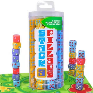 Stack-a-Pillars - Stacking Dice Game for Families