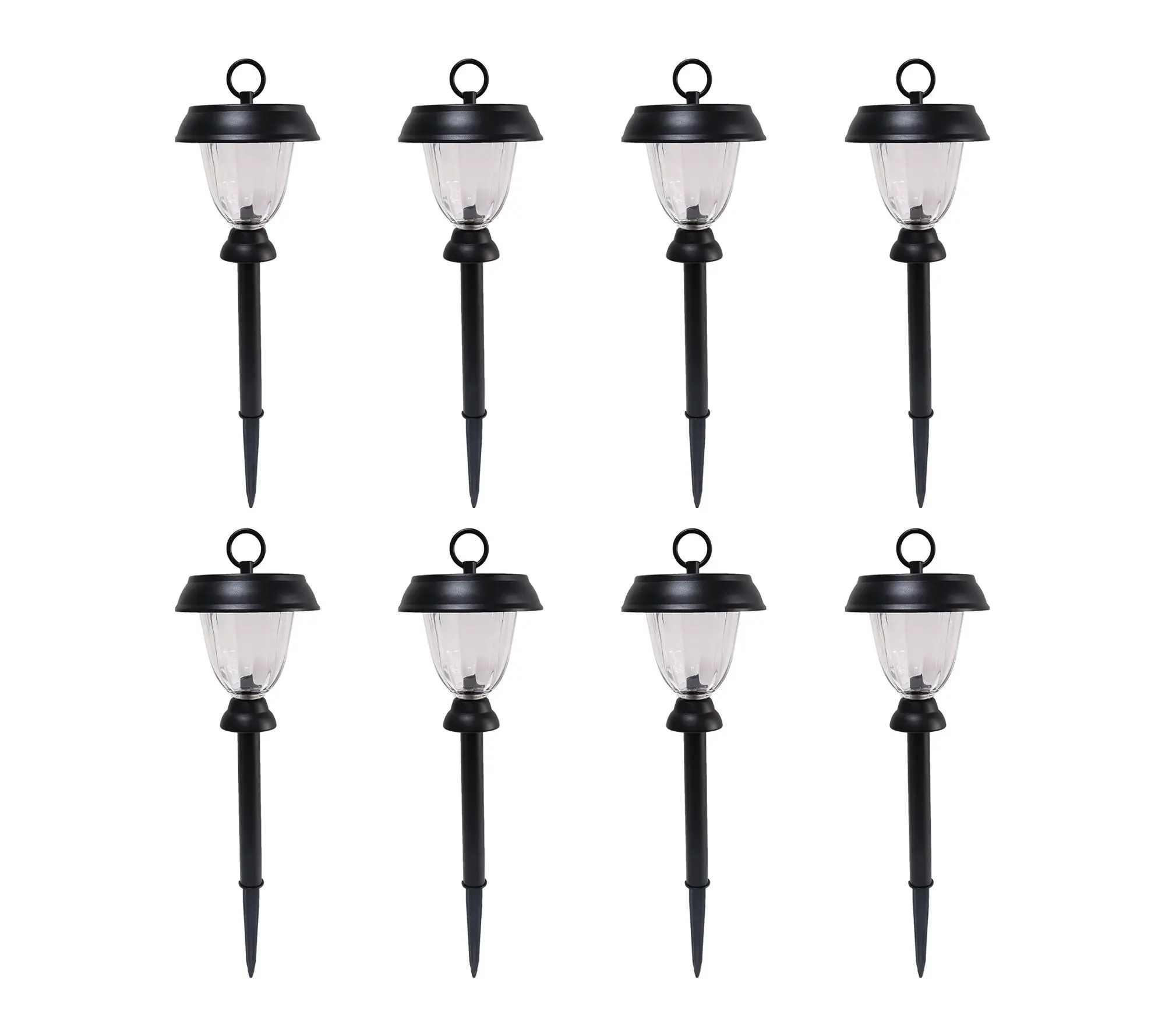 Energizer 8-Pc 3-in-1 Solar Pathway Lights with Color on Demand Energizer 8-Pc 3-in-1 Solar Pathway Lights with Color on Demand