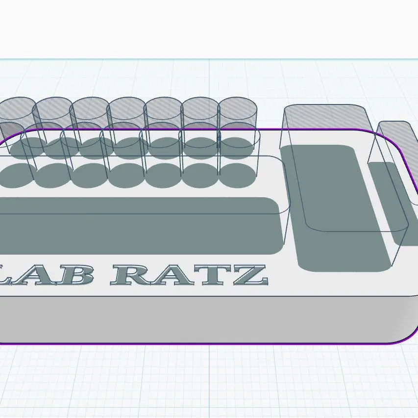 3ml vial organizer for go box 1 Storage Boxes Insert